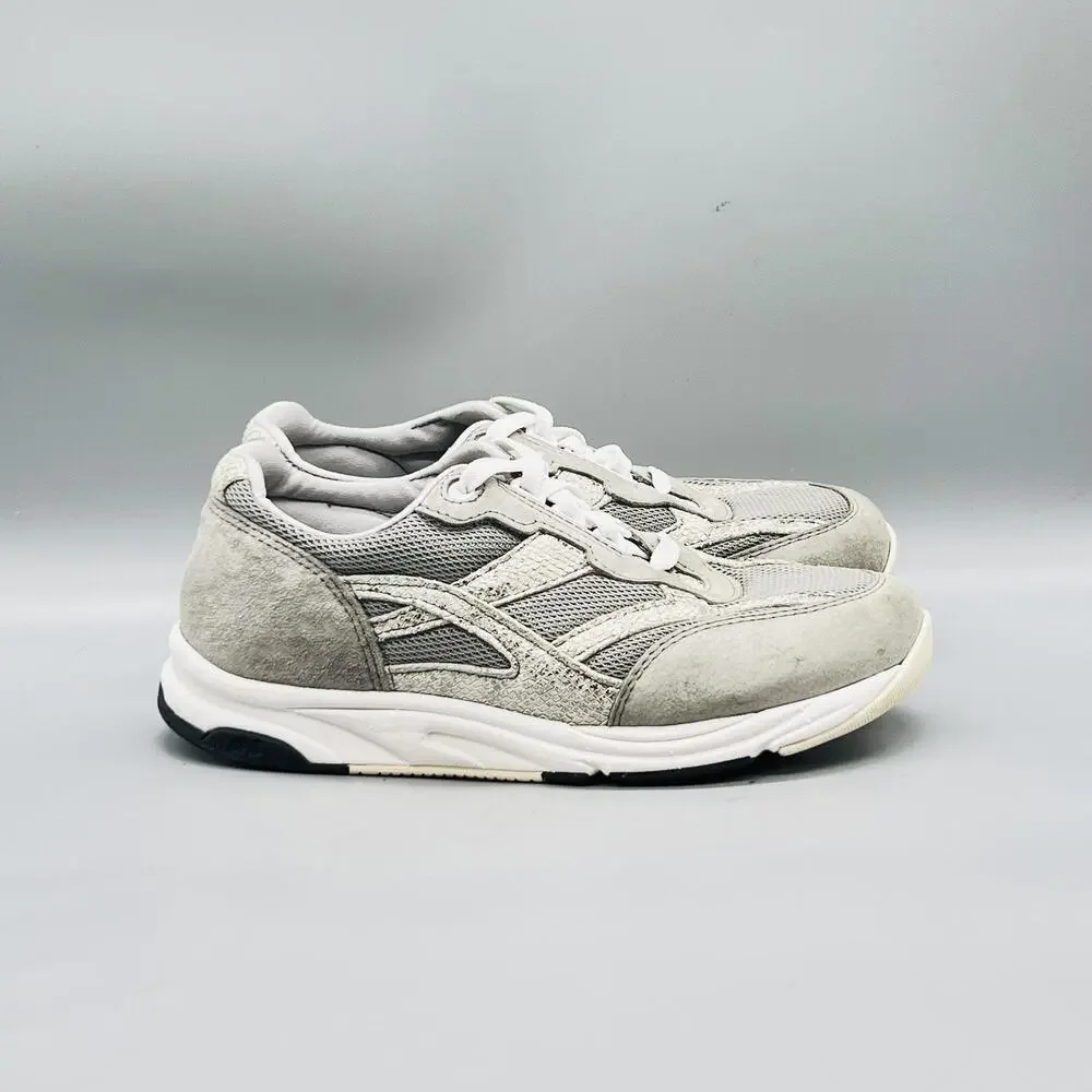SAS Shoes Womens 8 Gray Suede Tripad Comfort Lace Up Walking Sneakers Casual